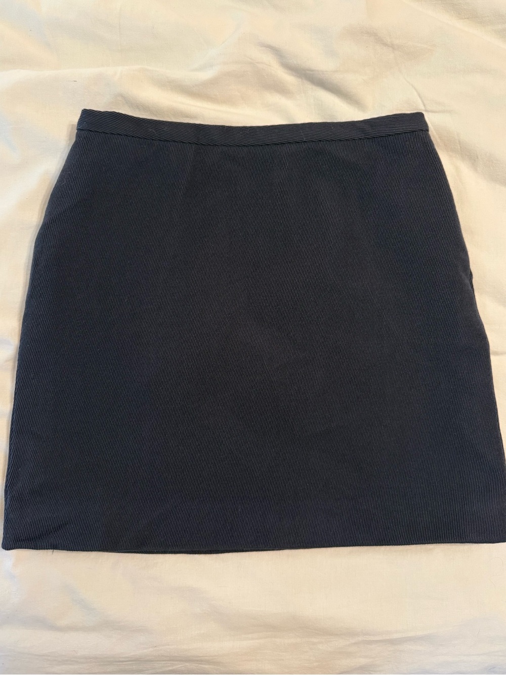 Attersee Virgin Wool Mini Skirt, Navy
